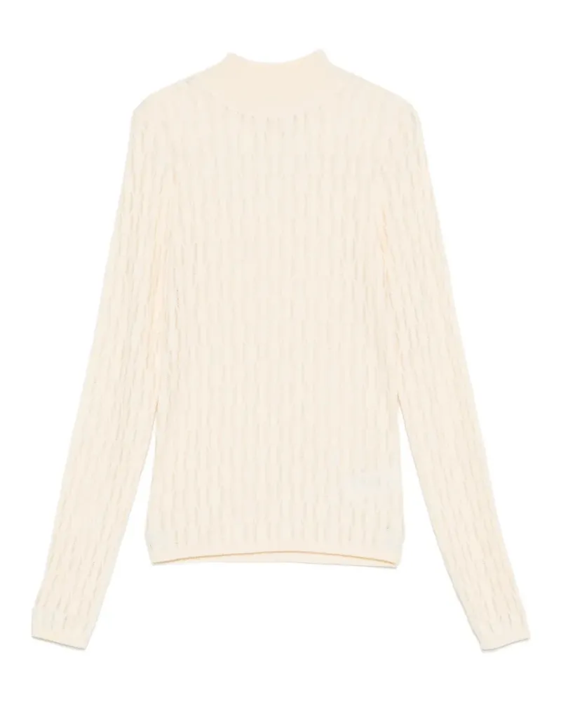 Patrizia Pepe long-sleeve sweater - Nude Nude