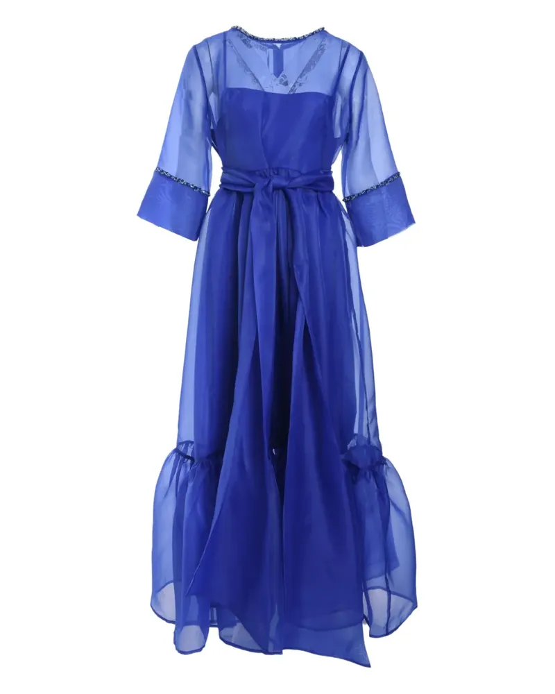 Baruni Beatrice Kleid - Blau Blau