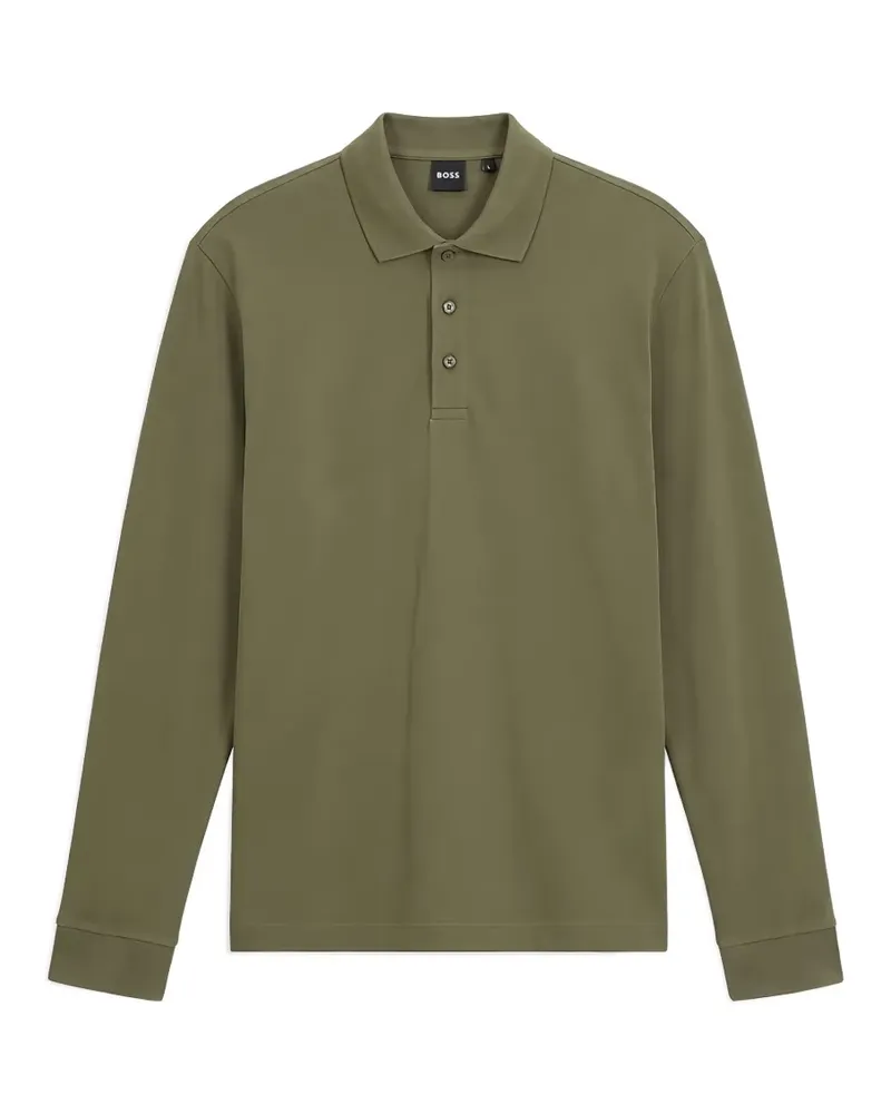 HUGO BOSS long-sleeve polo shirt - Grün Grün