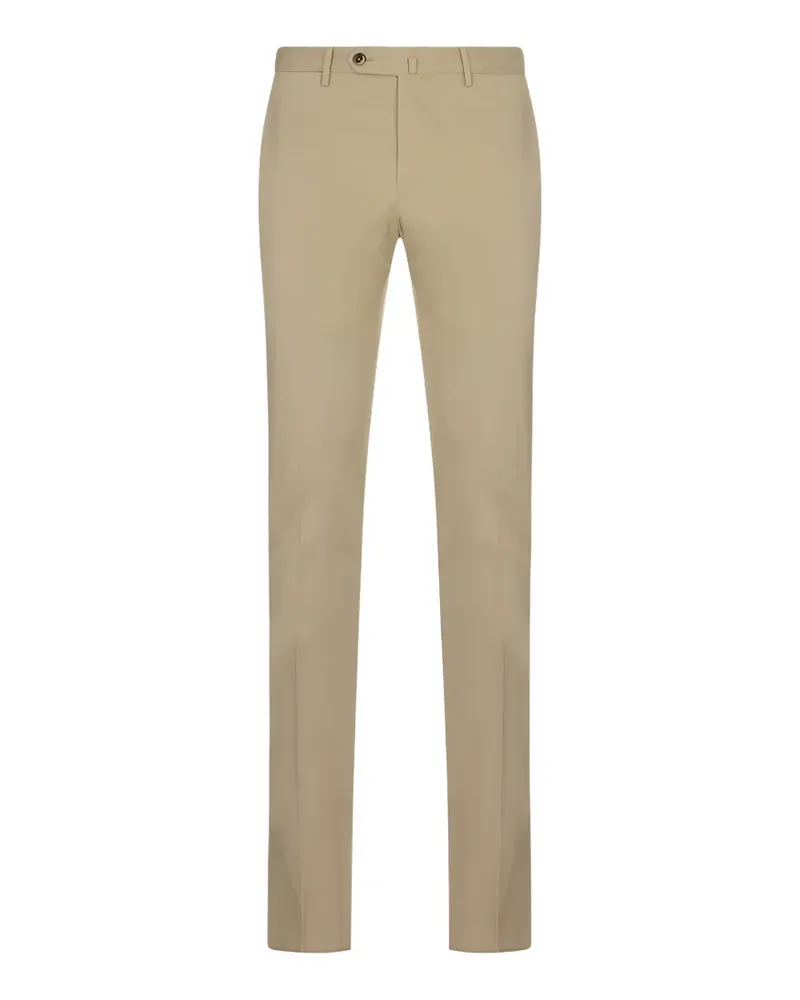 PT TORINO pressed-crease slim-fit trousers - Nude Nude