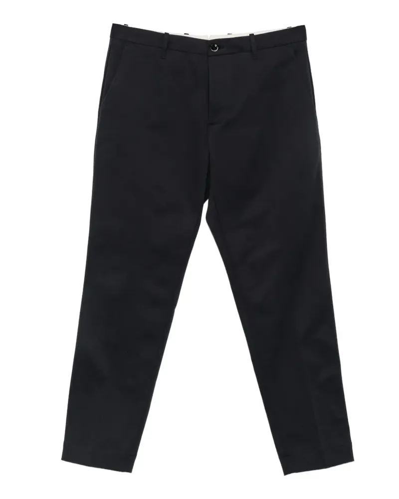 nine:inthe:morning slim-fit tailored trousers - Blau Blau