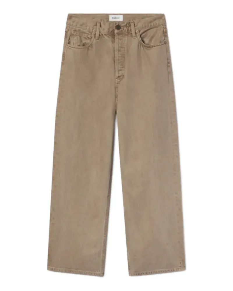 AGOLDE Weite High-Rise-Jeans - Nude Nude