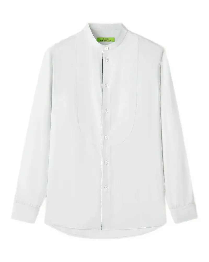 Shanghai Tang Hemd aus Seide - Weiß Weiß
