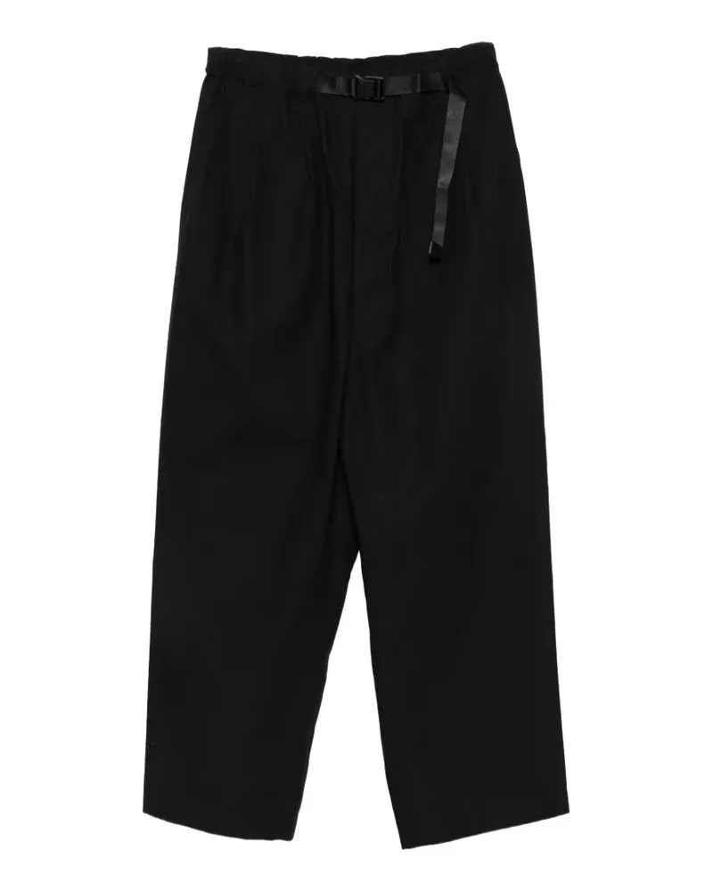 Comme des Garçons Straight-Leg-Hose mit Gürtel - Schwarz Schwarz