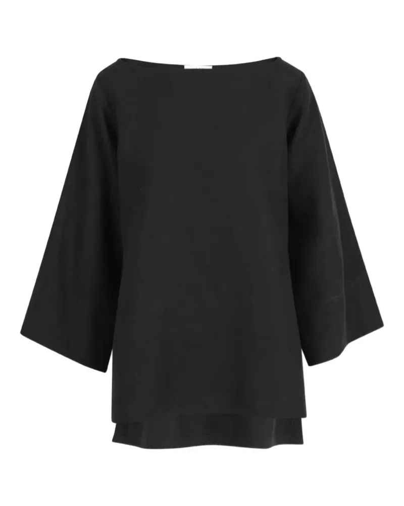 The Row flared sleeve blouse - Schwarz Schwarz