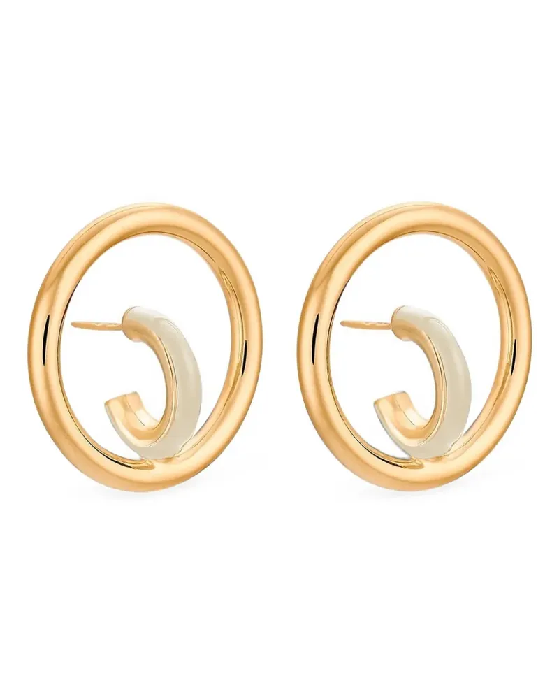 Charlotte Chesnais Saturn Blow Ohrringe - Gold Gold