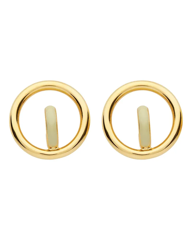 Charlotte Chesnais Saturn Blow Ohrringe - Gold Gold