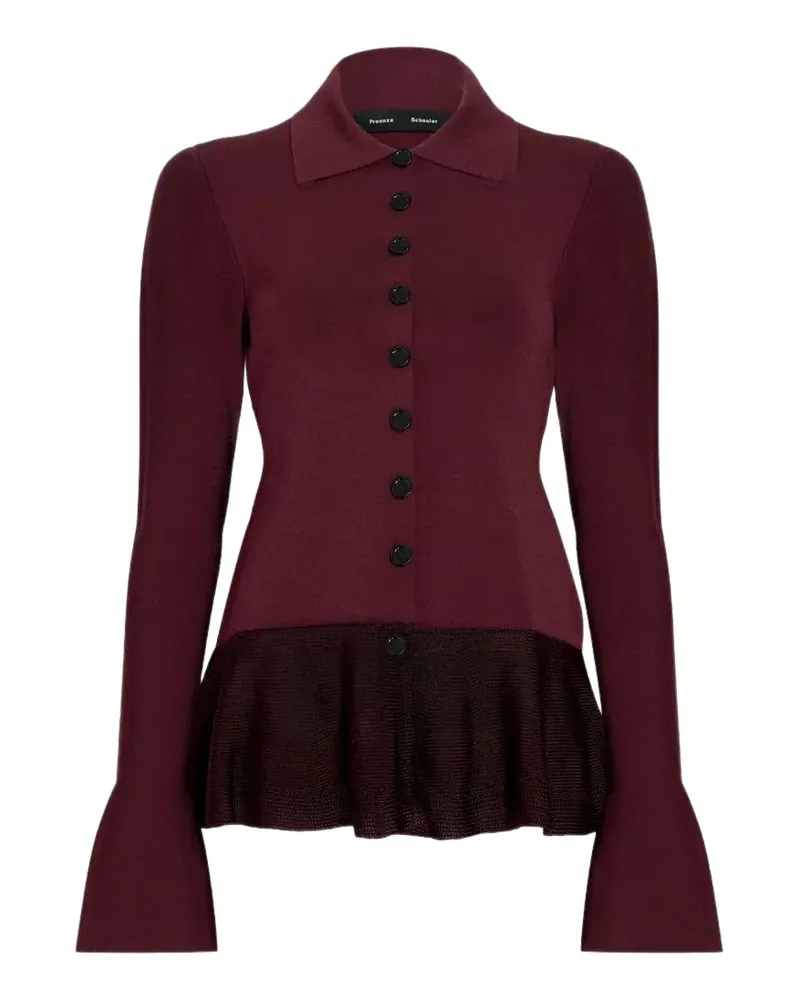 Proenza Schouler Martina Jacke aus kompakter Stretch-Viskose - Rot Rot