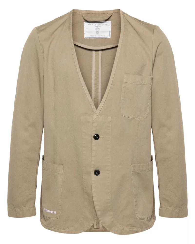 Société Anonyme Einreihiger Yale Blazer Neutrals