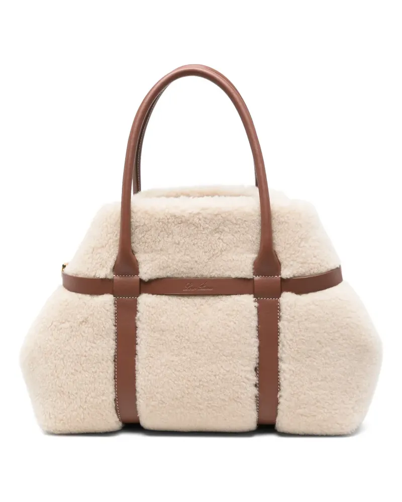 Loro Piana small Ghiera tote bag - Nude Nude