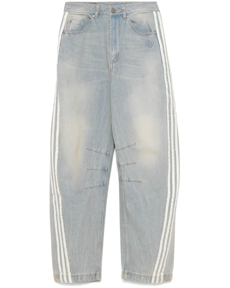 adidas Jeans mit 3 Streifen - Blau Blau