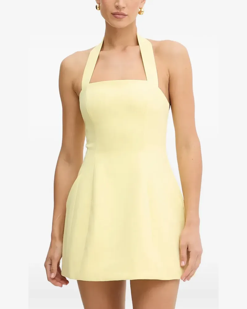 Bardot Nevelle hourglass halterneck dress - Gelb Gelb