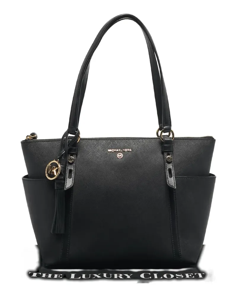Michael Kors Mittelgroßer Sullivan Tote Bag - Schwarz Schwarz