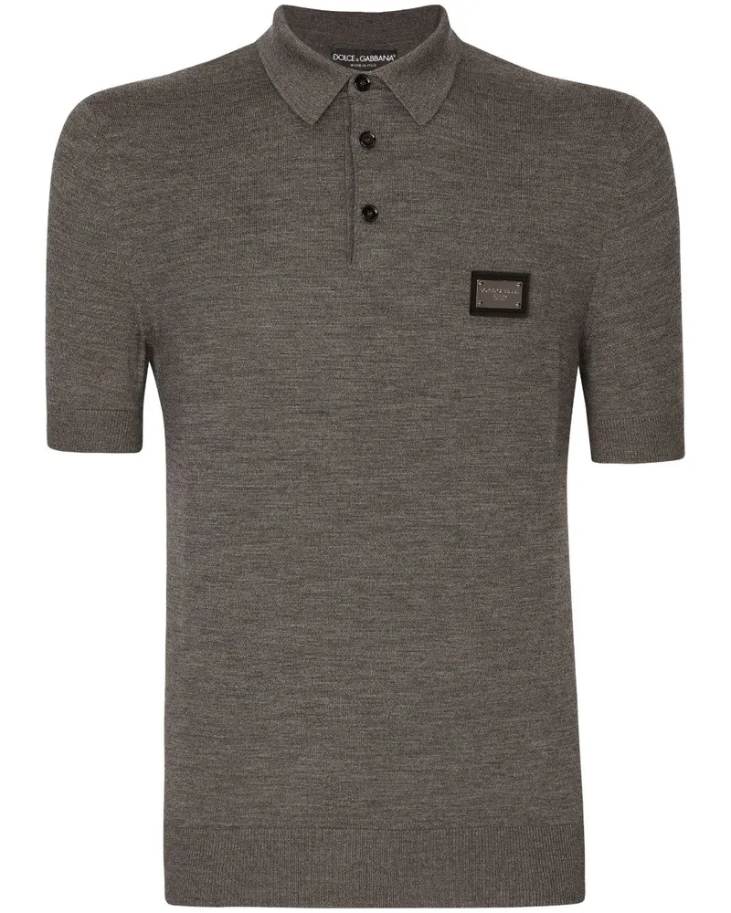 Dolce & Gabbana Poloshirt mit Logo-Detail - Braun Braun