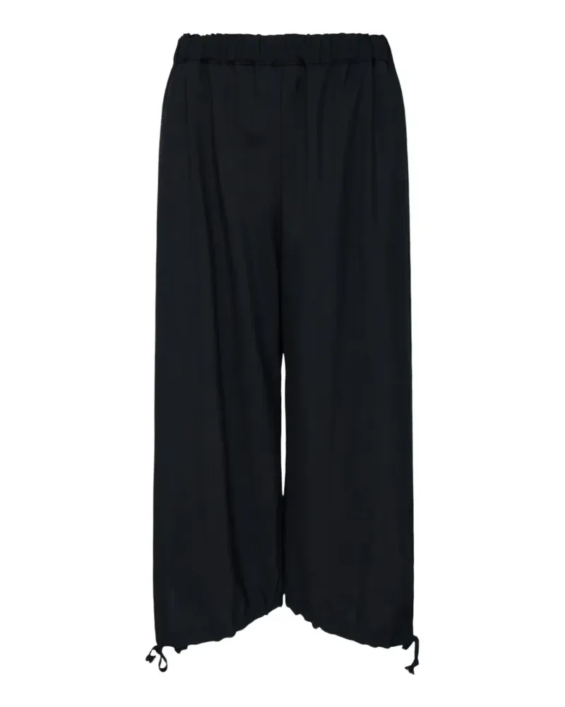 Comme des Garçons drawstring-hem trousers - Schwarz Schwarz