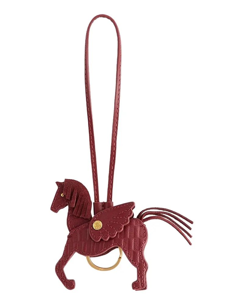 KITH Pegasus leather key holder - Rot Rot