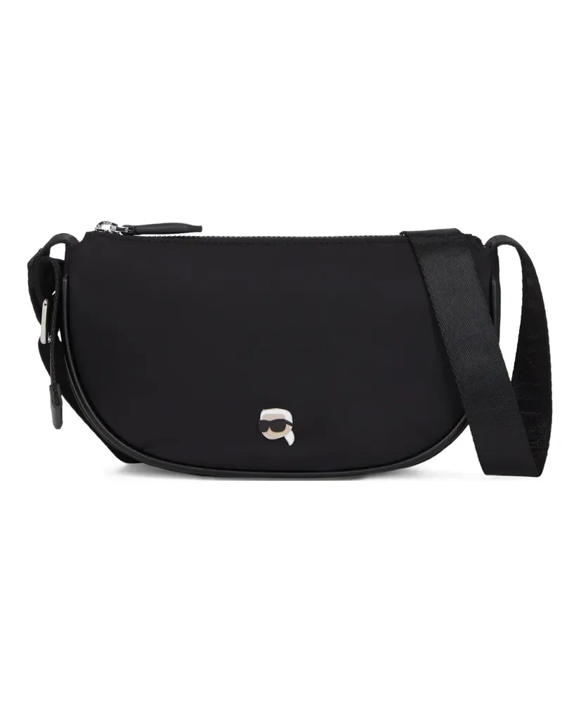 Karl Lagerfeld Ikon Umhängetasche - Schwarz Schwarz