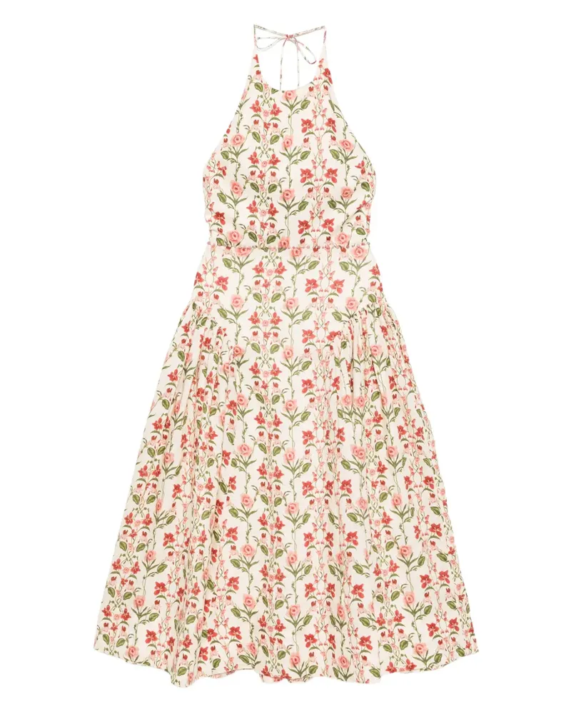 AGUA BENDITA Balsa Canna Kleid - Nude Nude