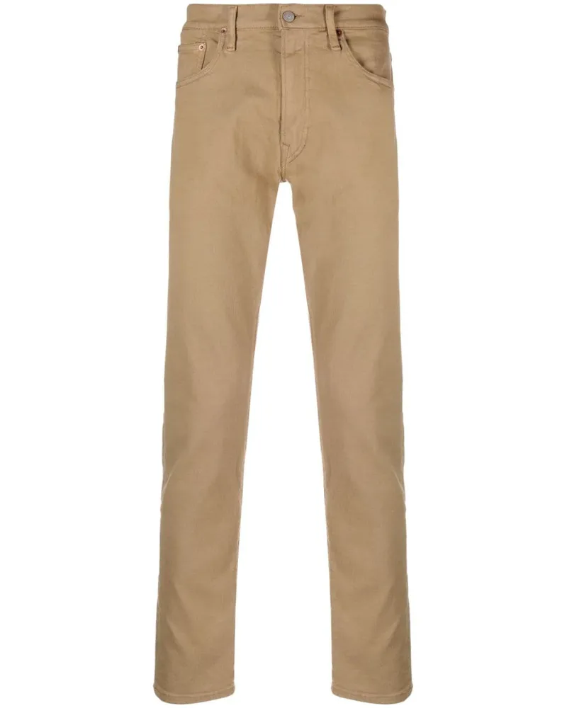 Ralph Lauren Sullivan Slim-Fit-Jeans Nude