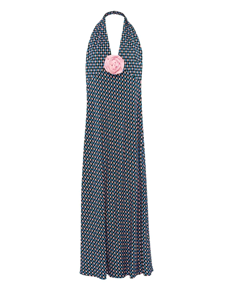 SLEEPER Jardin Kleid - Blau Blau