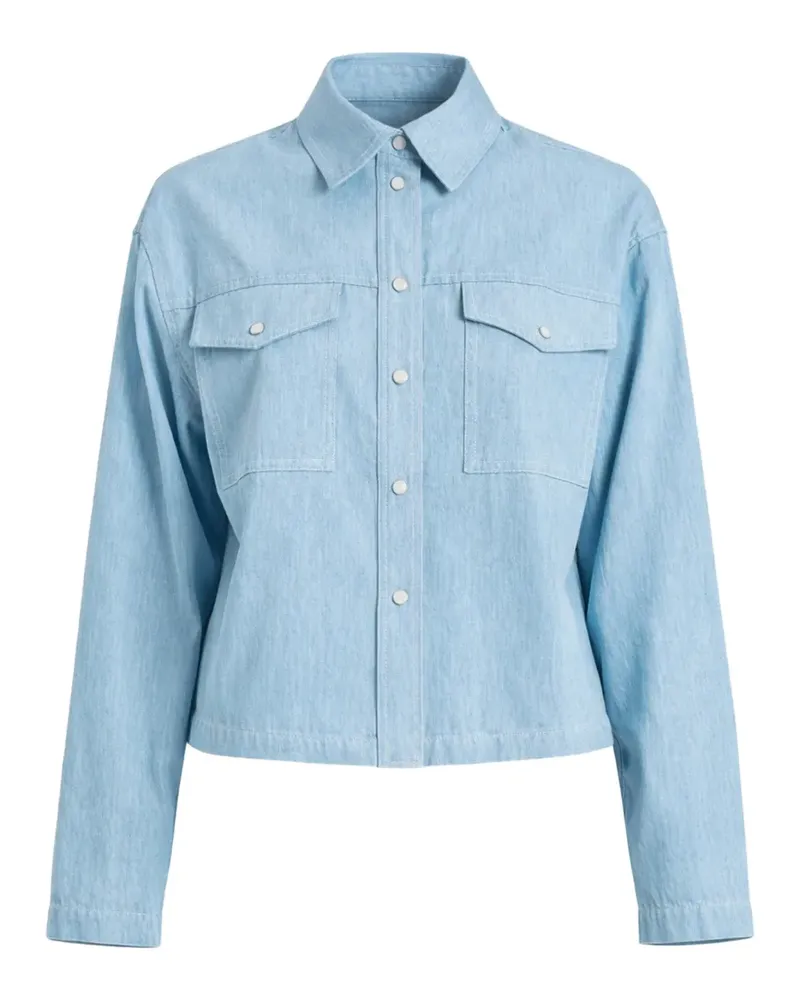 Twin-Set Hemd mit Brusttaschen - Blau Blau