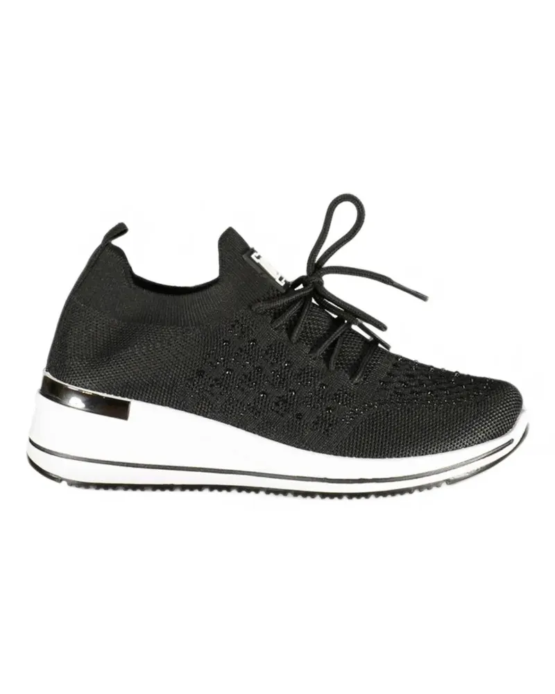 Laura Biagiotti Sneakers mit Kristallen - Schwarz Schwarz