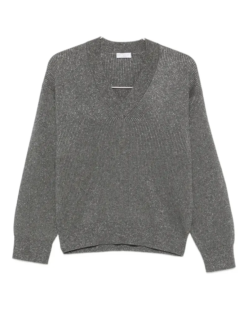 Brunello Cucinelli V-neck sweater - Grau Grau