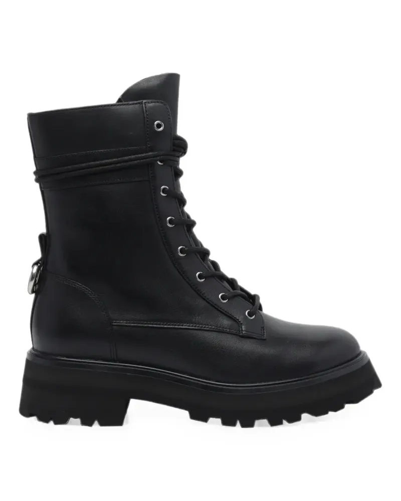 Michael Kors Caleb Bikerstiefel - Schwarz Schwarz