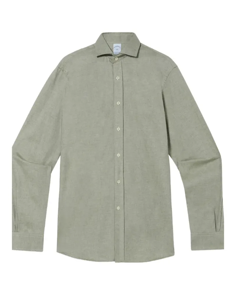 Brooks Brothers Hemd mit Spreizkragen - Grün Grün