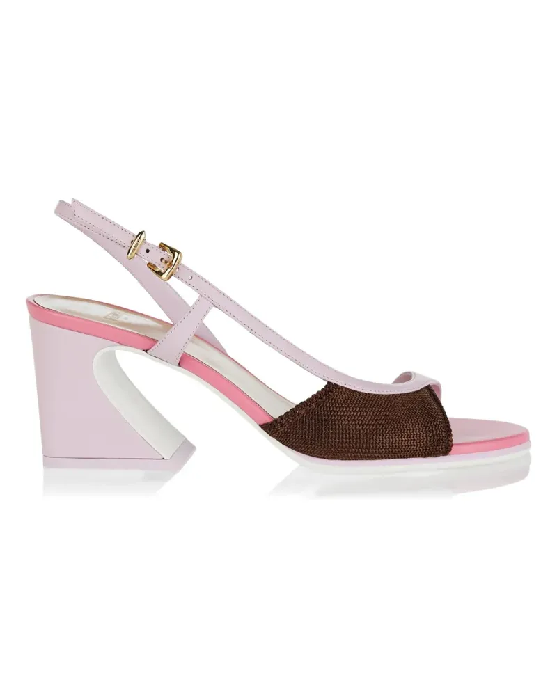 Fendi Arco ssymmetric sandals - Rosa Rosa