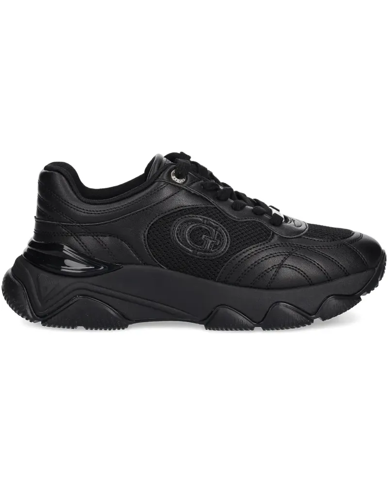 Guess logo-detail low-top sneakers - Schwarz Schwarz
