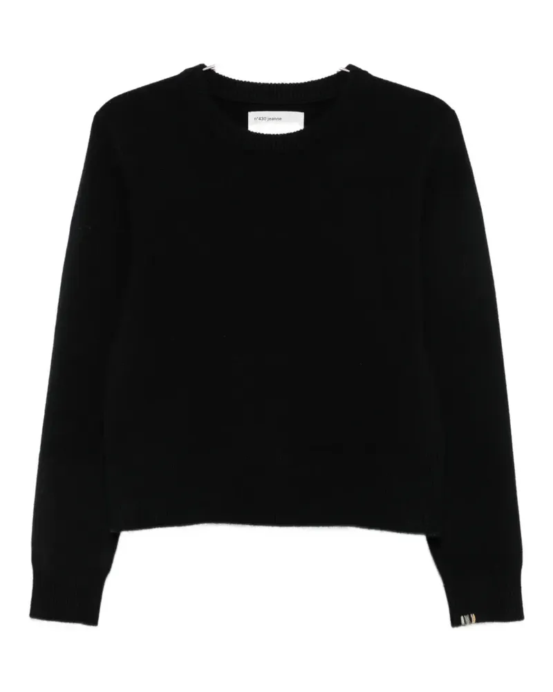 extreme cashmere Jeanne cashmere sweater - Schwarz Schwarz