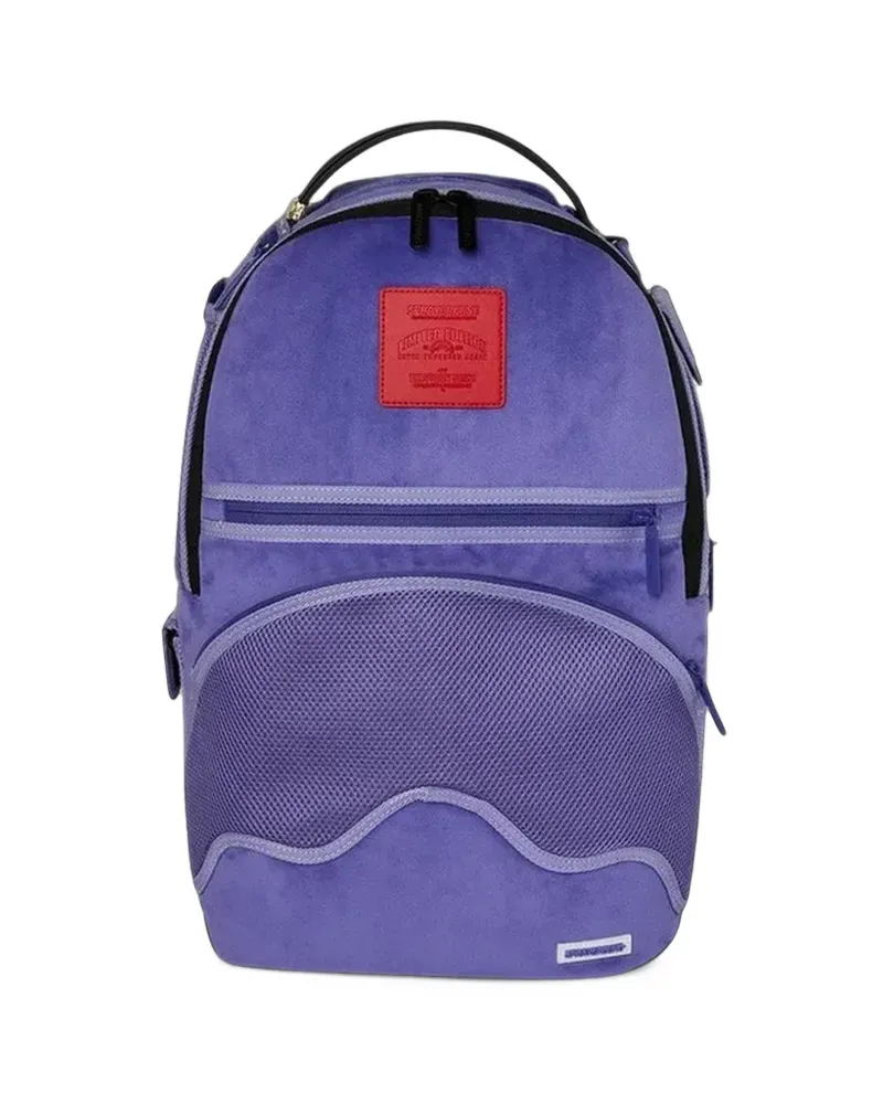 Sprayground Karierter Reverse Mode Rucksack - Violett Violett