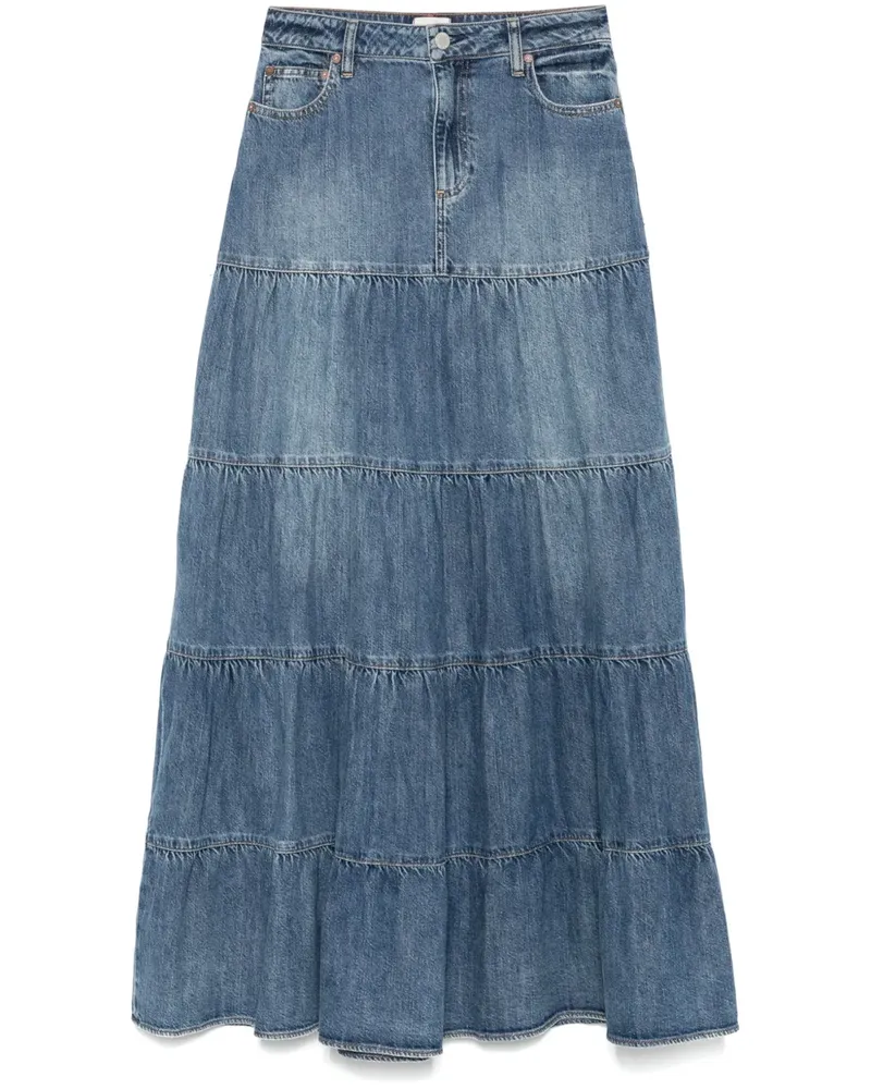 Alice + Olivia Maxirock aus Denim - Blau Blau