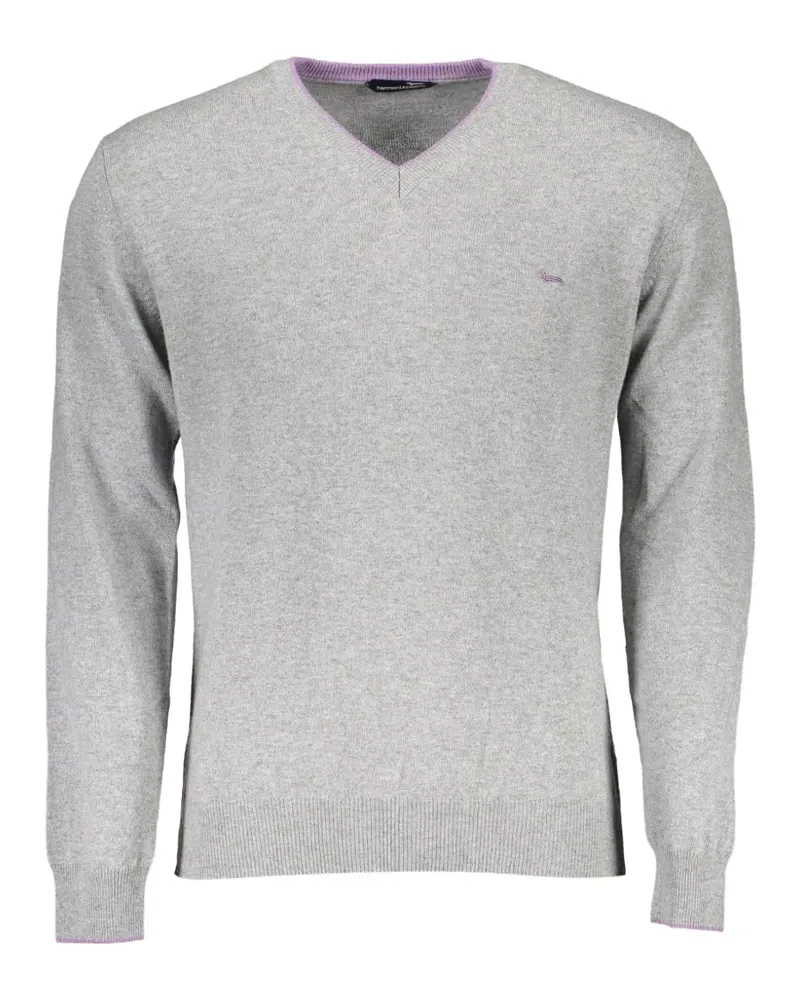 Harmont & Blaine V-neck cotton sweater - Grau Grau