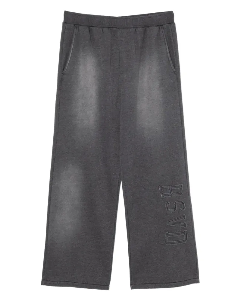 Izzue Bestickte Jogginghose - Grau Grau