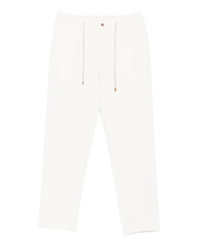 Arte Antwerp Bundfaltenhose mit Kordelzug - Nude Nude
