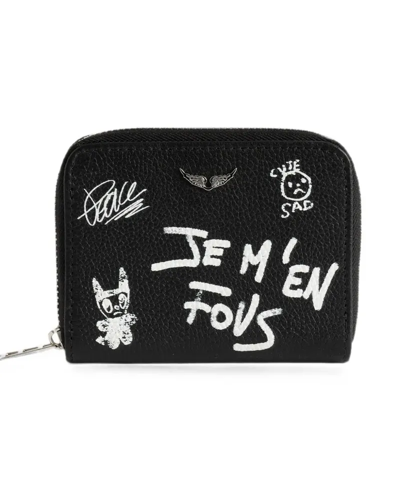 Zadig & Voltaire mini ZV Arty Tag wallet - Schwarz Schwarz