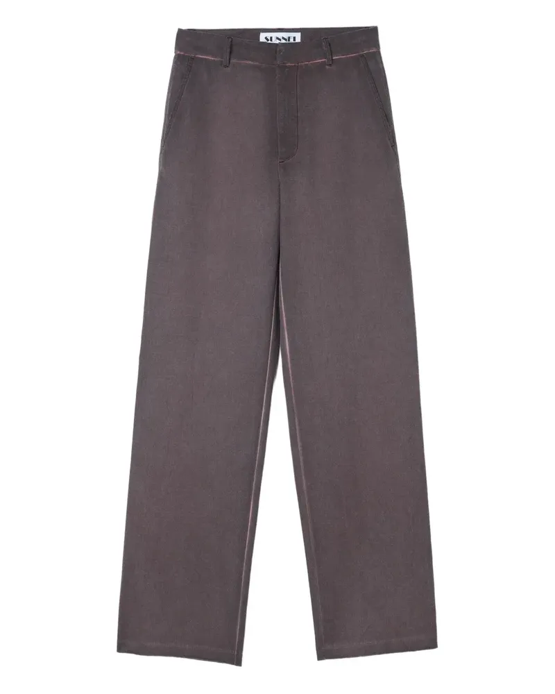 SUNNEI Hose mit Gürtelschlaufen - Violett Violett
