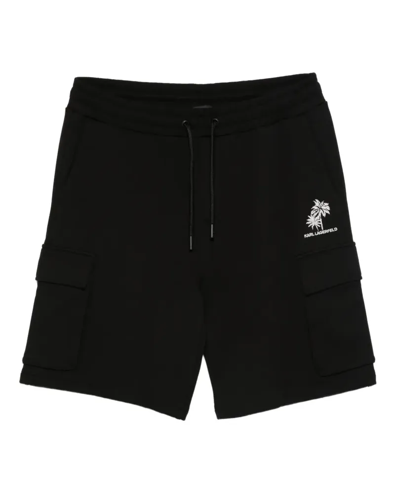 Karl Lagerfeld Klassische Cargo-Shorts - Schwarz Schwarz