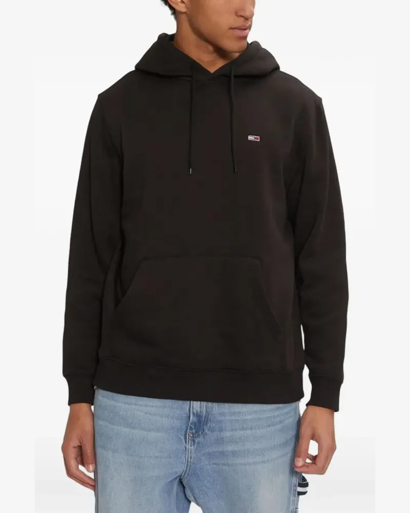 Tommy Hilfiger brushed fleece hoodie - Schwarz Schwarz