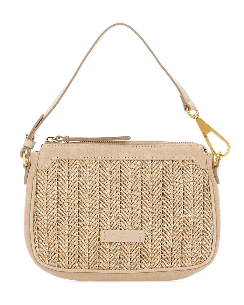 Gianni Chiarini Gewebte Brooke Schultertasche - Nude Nude