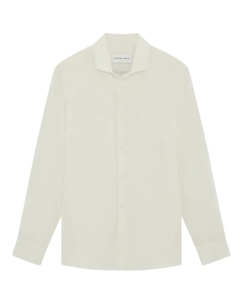 Frescobol Carioca Antonio linen shirt - Nude Nude