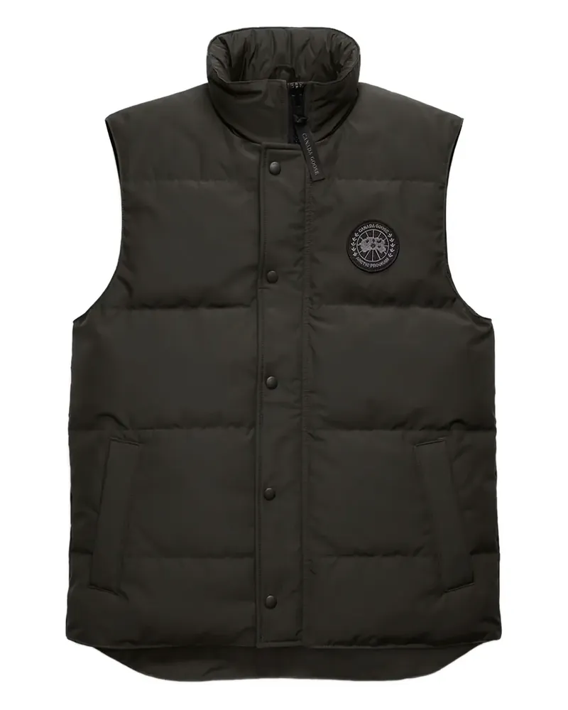 Canada Goose Wattierte Jacke mit Applikation - Schwarz Schwarz