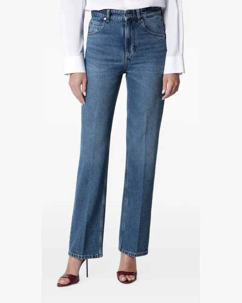 Victoria Beckham Julia high-rise jeans - Blau Blau