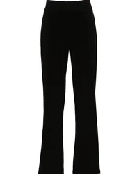 Norma Kamali Tief sitzende Tapered-Hose Schwarz