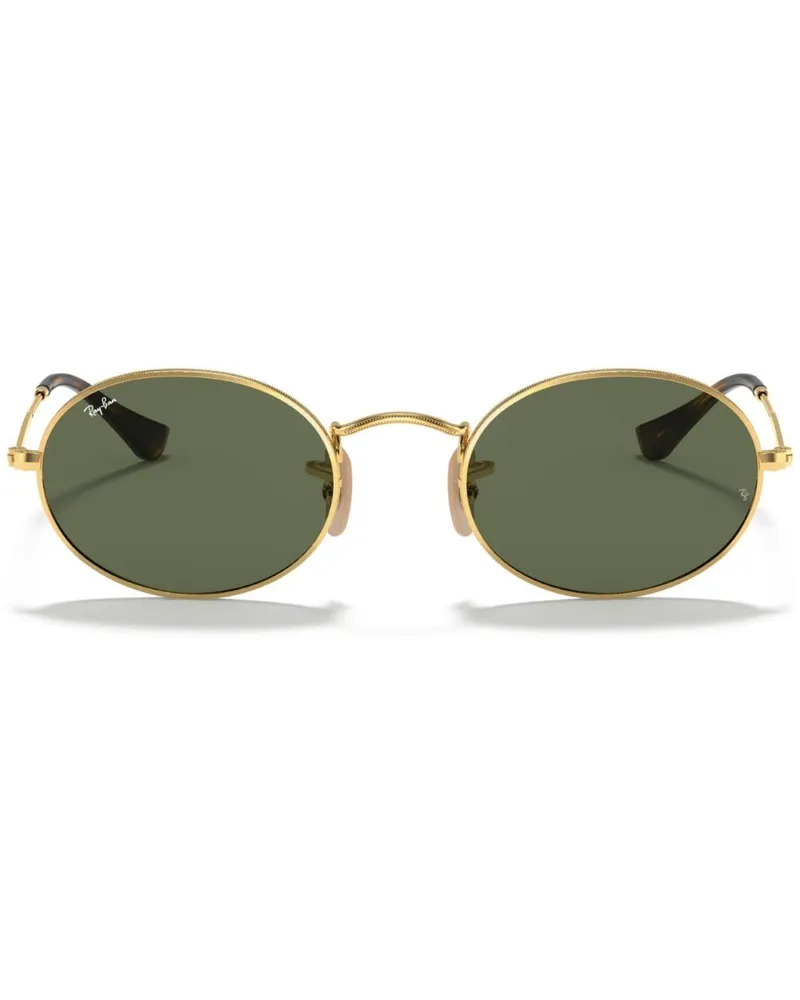 Ray Ban Sonnenbrille mit ovalen Gläsern - Gold Gold