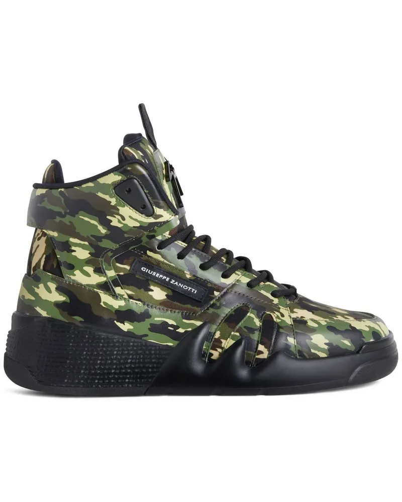 Giuseppe Zanotti Talon High-Top-Sneakers Grün