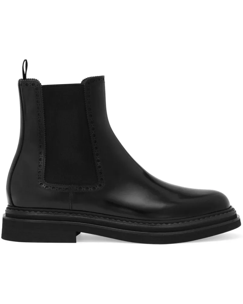 Dolce & Gabbana Knöchelhohe Stiefel - Schwarz Schwarz