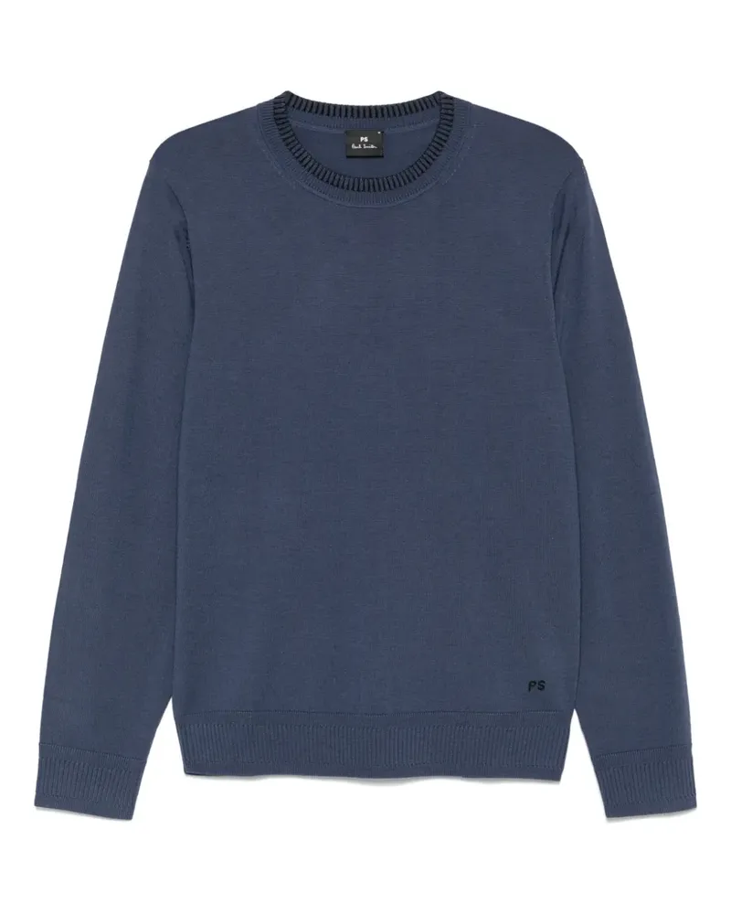 Paul Smith Klassischer Merinopullover - Blau Blau